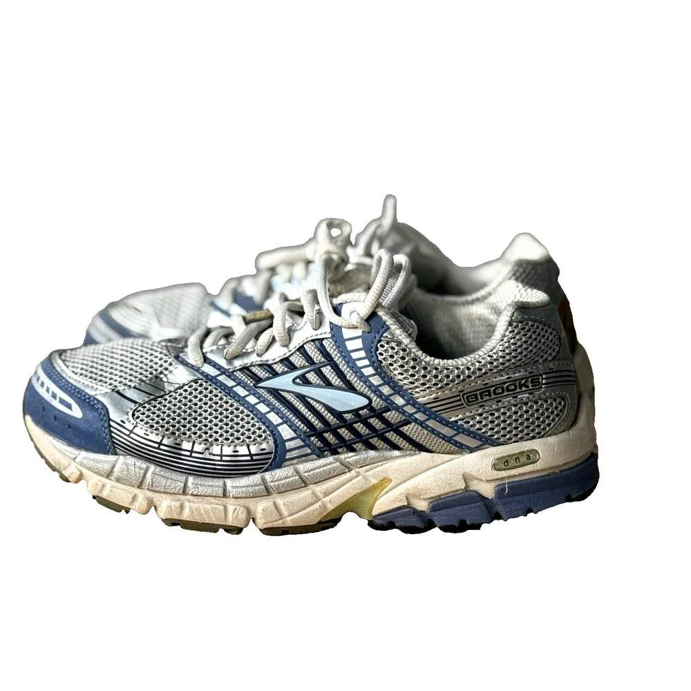 Brooks‎ GLYCERIN 7 Run Shoes 1200511B442 Women's Size 7.5 Turquoise White Blue